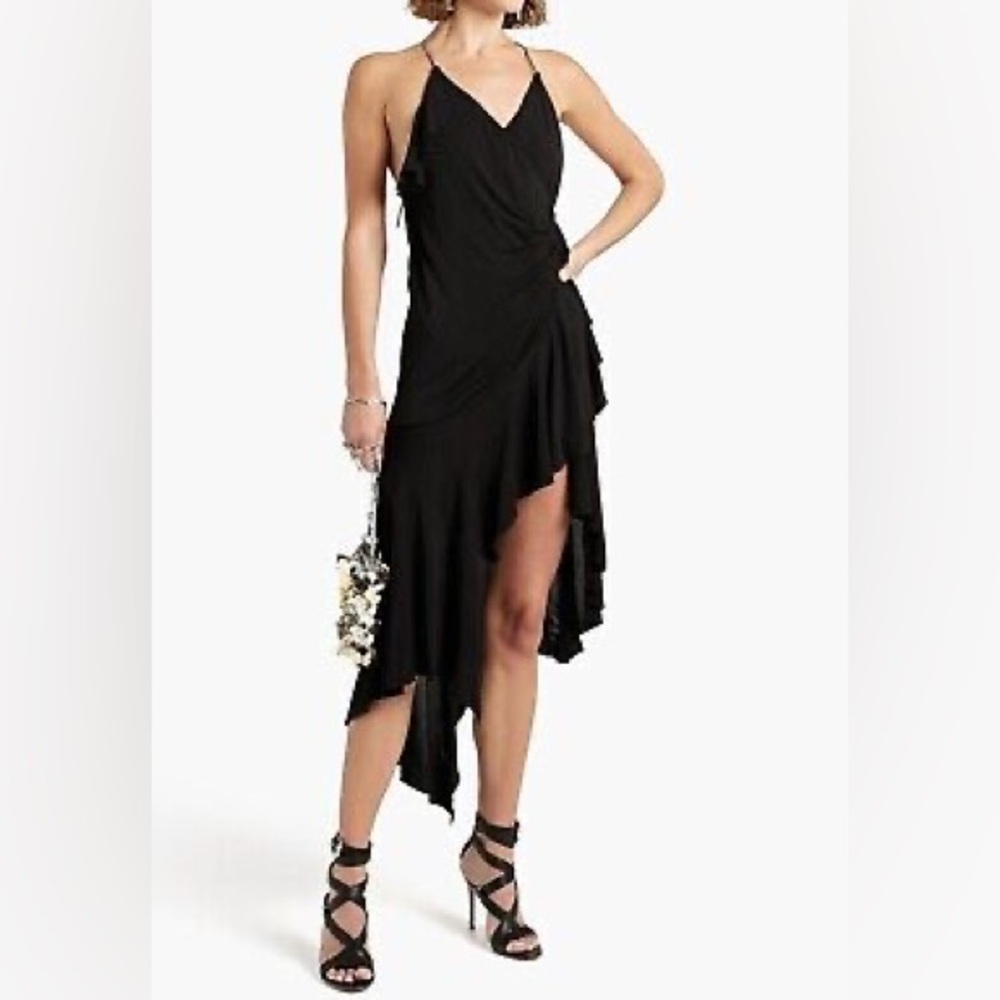 Philosophy Di Lorenzo Serafini crystal open back Dress IT42 New $1,280